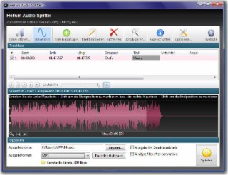Audio Splitter Screenshot