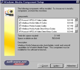 Windows Codecs Screenshot
