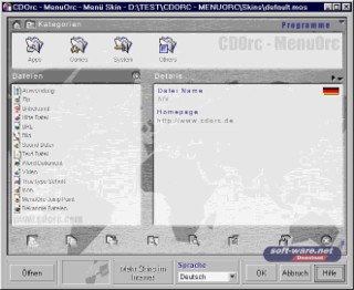 CDOrc - MenuOrc Screenshot
