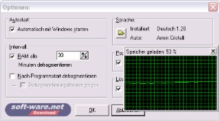 RAM Defrag Screenshot