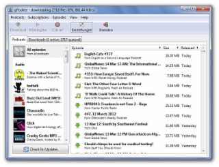 Gpodder Screenshot
