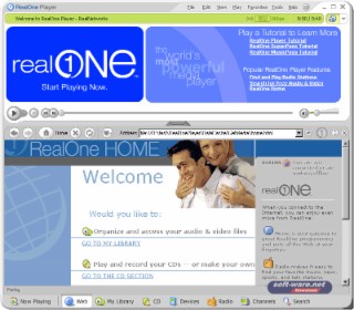 RealOne Player Screenshot