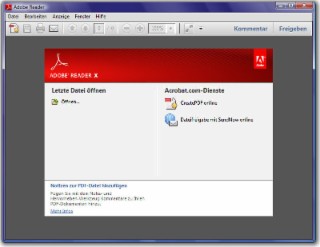 Adobe Reader 10 Screenshot