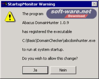 StartupMonitor Screenshot