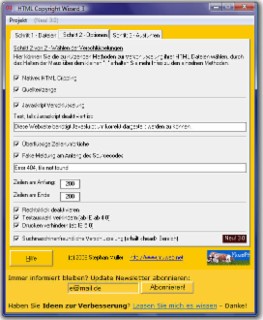Copyright Wizard Screenshot