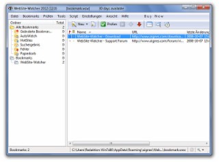 WebSite-Watcher Screenshot