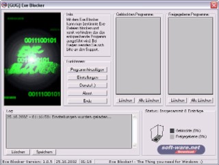 Exe Blocker Screenshot
