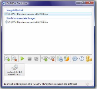 DAEMON Tools Screenshot