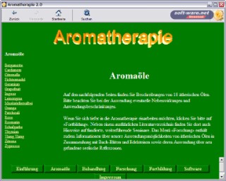 Aromatherapie Screenshot