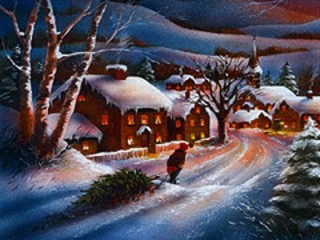Snowy Village Screenshot