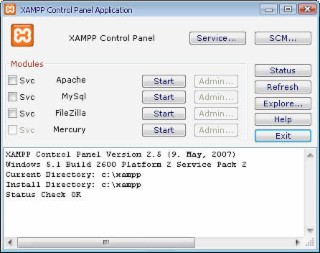 XAMPP Screenshot