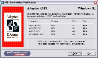 Aspi version Screenshot