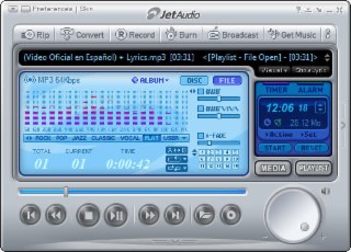jetAudio Screenshot
