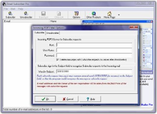Email Subscriber Screenshot