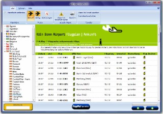 Abflüge Online Screenshot