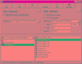 DF FileSplit Screenshot