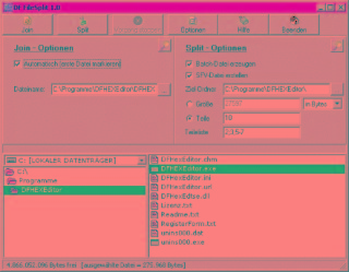 DF FileSplit Screenshot