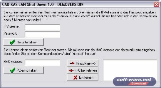 LAN Shut-Down Screenshot