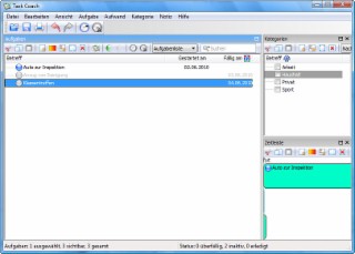 Task Coach Screenshot