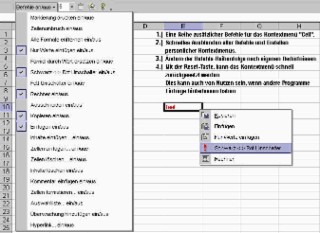 Kontextmenü Screenshot