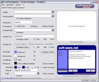 K-Lab MenuMaker 1.1 Screenshot