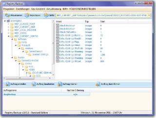 Registry Backup Screenshot
