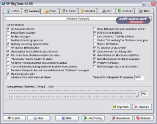 XP RegTune Screenshot