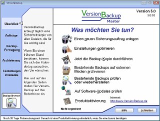 VersionBackup Screenshot