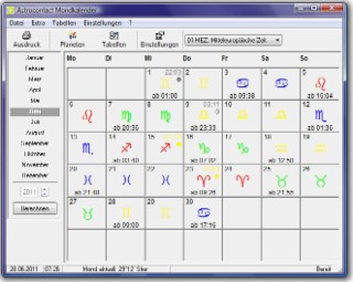 Mondkalender Screenshot