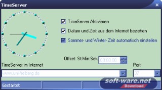 Timeserver Screenshot