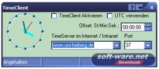 Timeclient Screenshot