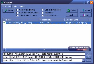 AVIcodec Screenshot