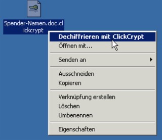 ClickCrypt Screenshot