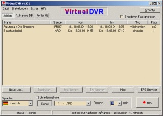 VirtualDVR Screenshot