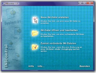 INIcontrol Screenshot