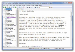 wikidPad Screenshot