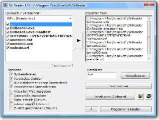 DirReader Screenshot