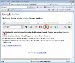 Google Toolbar für Internet Explorer 7.2