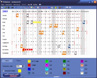 Zeitplaner Screenshot