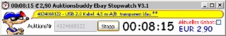 Ebay StopWatch Screenshot