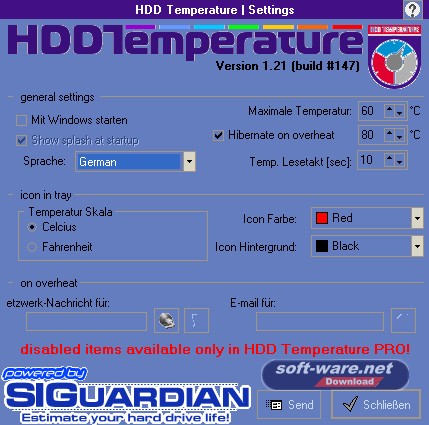HDD Temperature Screenshot