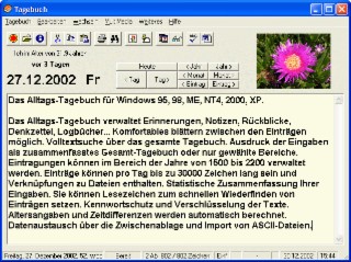 Alltags-Tagebuch Screenshot
