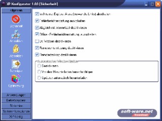 XP Konfig Screenshot