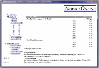 Mietspiegel Screenshot