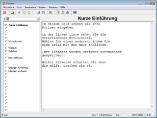 Alltags-Notizen Screenshot