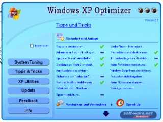 XP Optimizer Screenshot