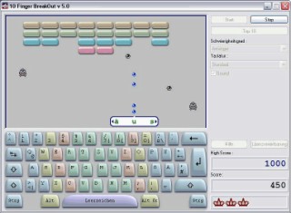 10 Finger BreakOut Screenshot