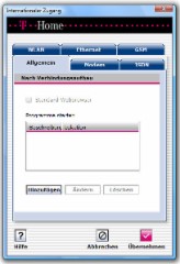 T-Home Einwahl Internationaler Zugang 3.60
