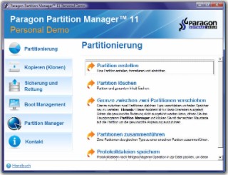 Partition Manager Screenshot