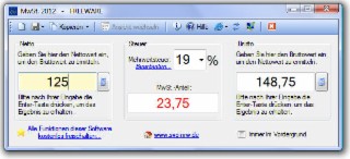 MwSt. 2012 Screenshot
